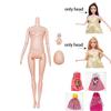 11-inch 30cm 6-part Jointed Big-bellied Pregnant Naked Doll With Detachable Belly