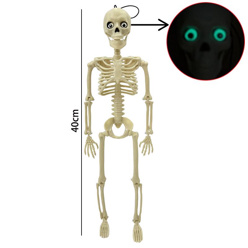 

Хэллоуин 60см Украшение Человеческий Скелет для Фестиваля Реквизит для Дома с Привидениями