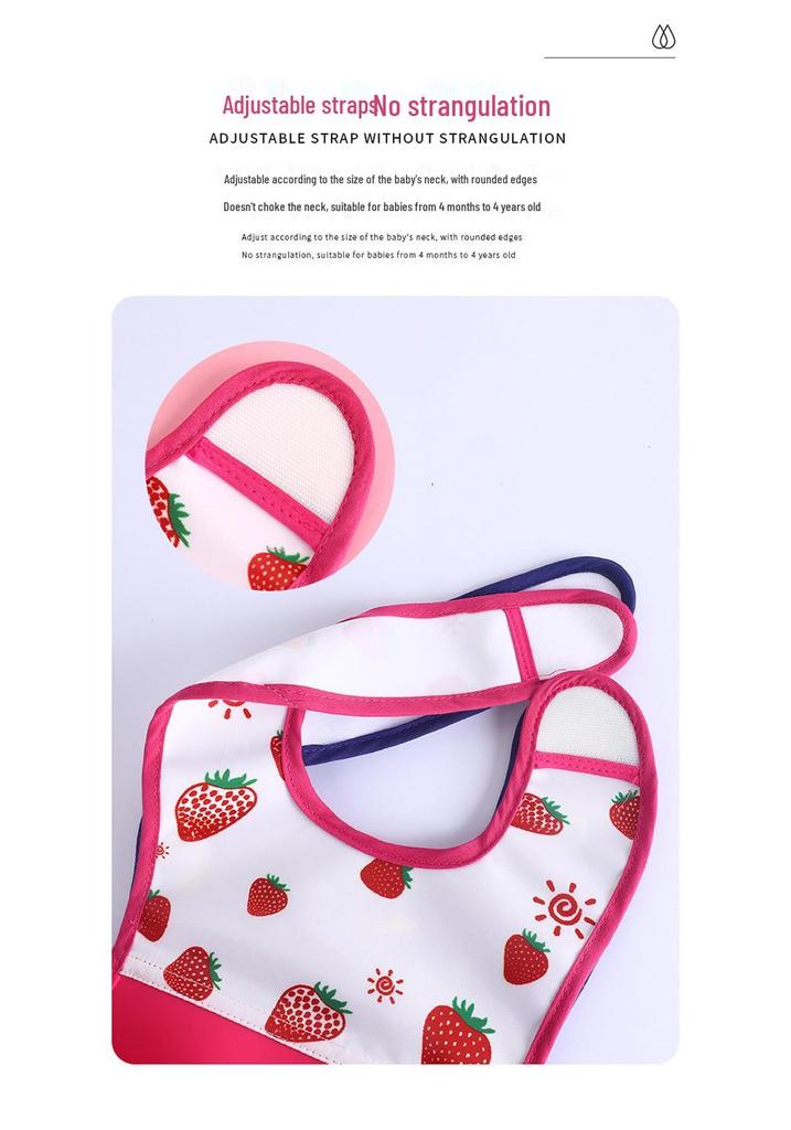 Babador Impermeável de Silicone para Crianças - Toalha de Saliva Anti-cuspir Sem Lavagem para Alimentação, Uso de Bebês e Crianças Pequenas.