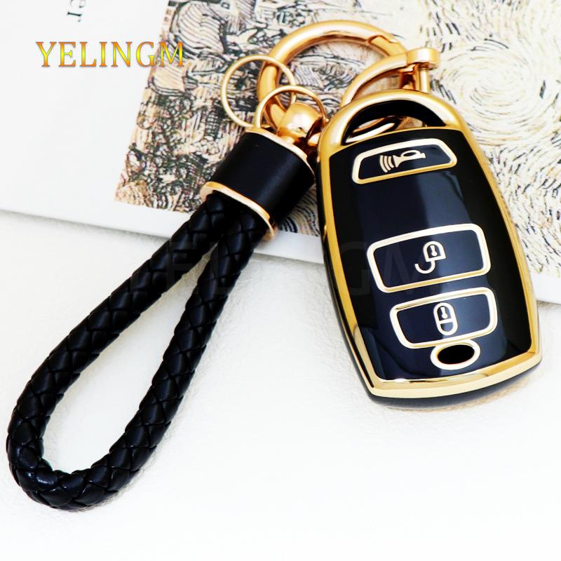 Tpu Car Remote Key Shell Fob Holder For Kia Grand Carnival Sedona Car Key Case Cover Protector Keychain Accessories