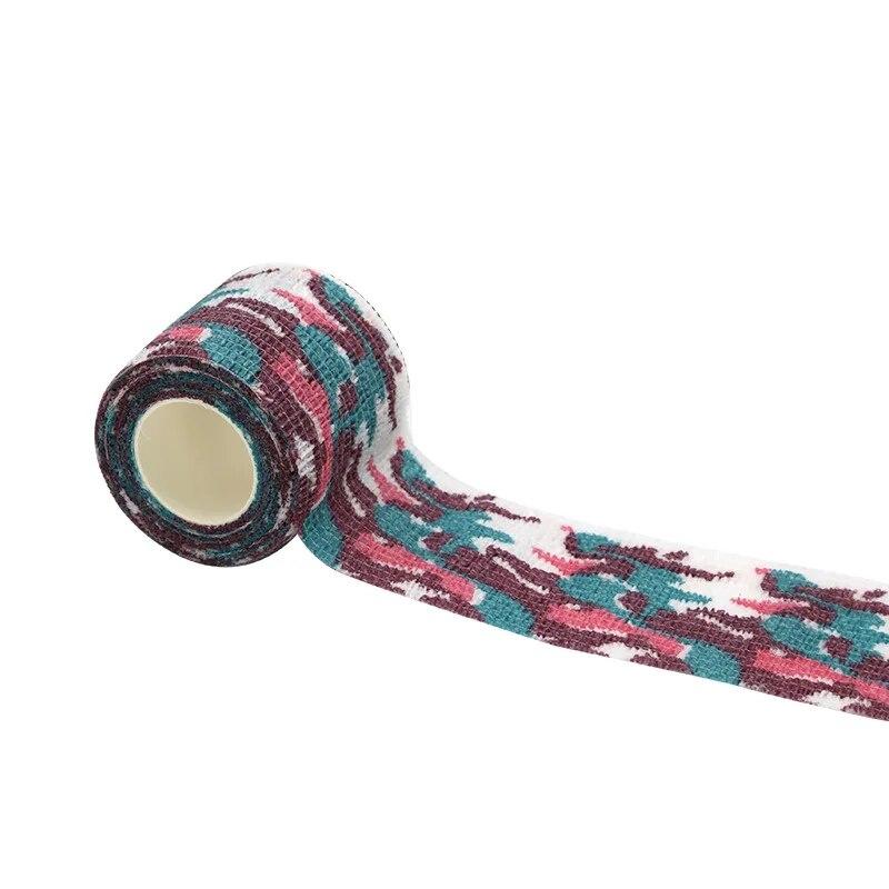 Telescopic Non-woven Fabric Outdoor Camouflage Tape Hunting Camouflage Tape Finger Protection High Elastic Movement