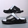 Fashion Summer Mens Fashion Beach Sandals Clogs Thick Sole Slipper Waterproof Anti Slip Sandals Flip Flops Non slip Soft EVA Hole Shoes