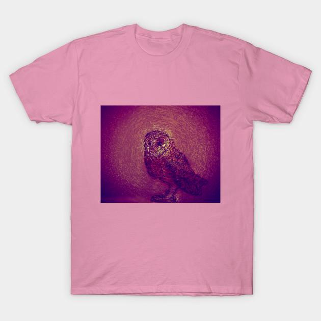 Dámské tričko Sova Harajuku potisk Kawaii tričko Letní krátký rukáv Dámské tričko Top