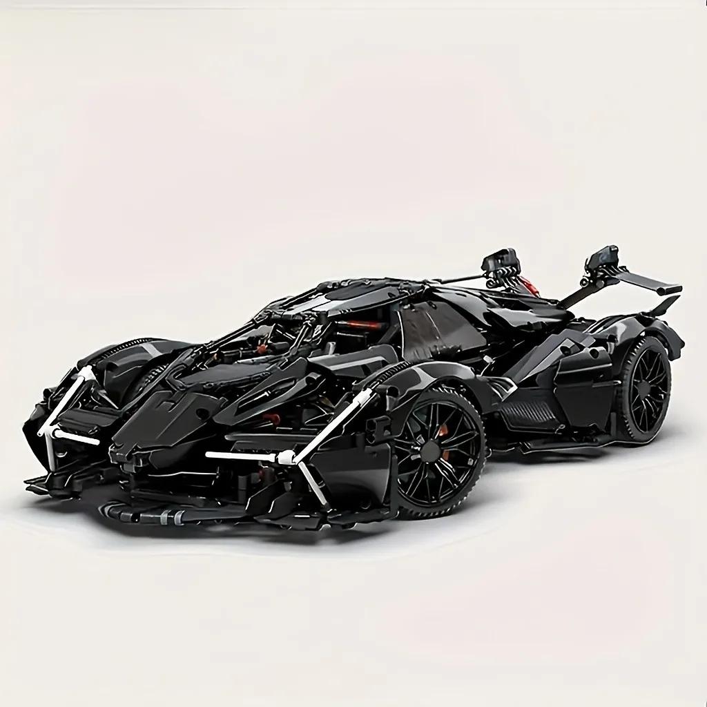 

High-Tech Racing Car Building Blocks Scale Model Bricks Toys For Boys Girl Kids Adults Educational Toy Christmas Gifts New чёрный