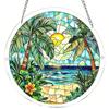 Puzzle Sun Catcher Stained Glass Window Hangings Acrylic Suncatchers Decors for Home Garden Ornament Housewarmings Gift