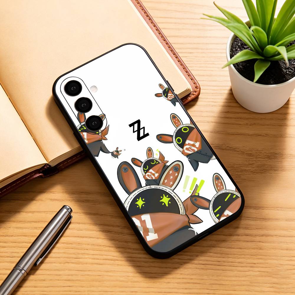 Bangboo Zenless Zone Z-zero   Phone Case Black Silicone Soft For Samsung Galaxy A73,A72,A71,A70,A53,A52,A51