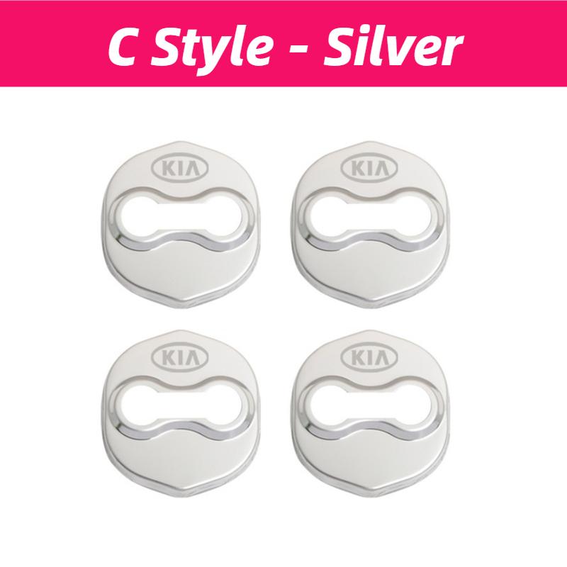 4PCS Car Door Lock Cover Logo Protection Stickers For KIA K3 K5 KX3 KX5 KX7 Sportage R Forte Carens Stinger Sorento Accessories YO7