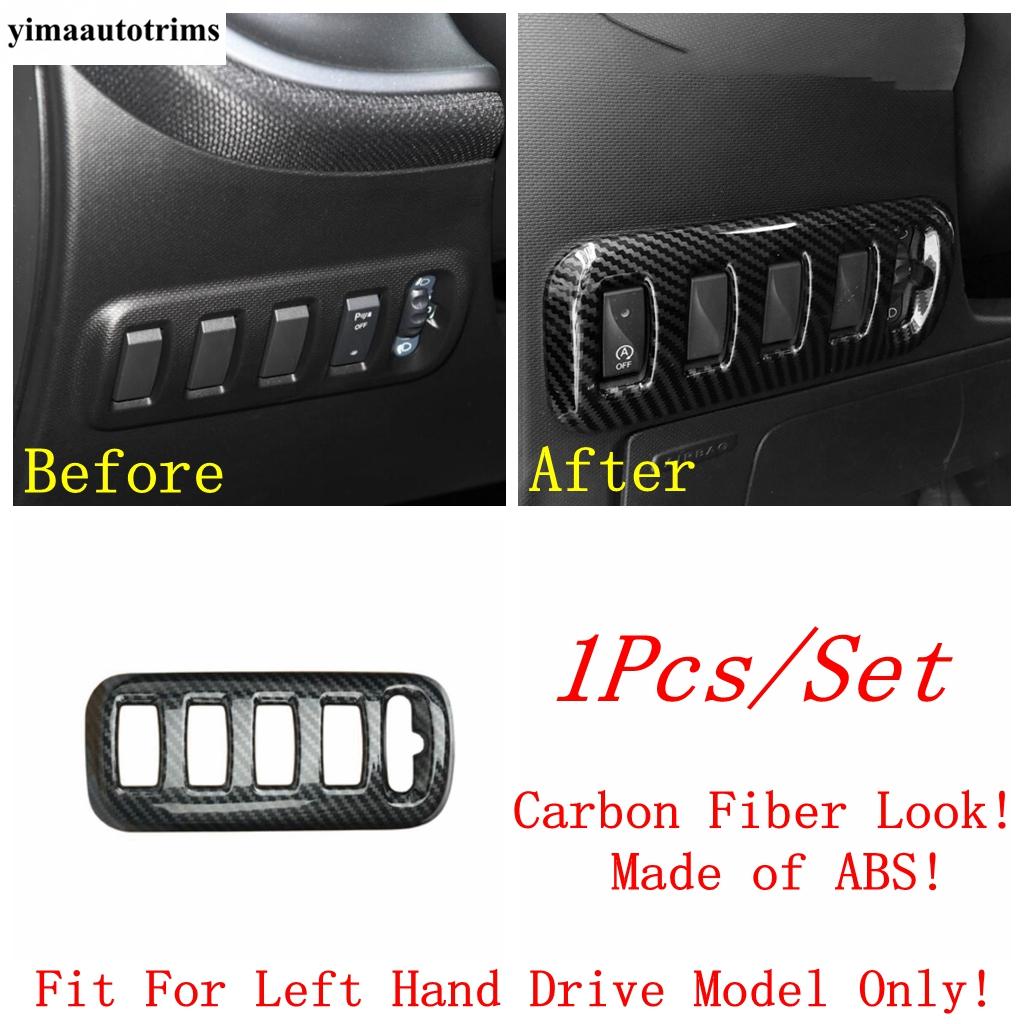 Dashboard Gear Panel Reading Light Handle Bowl Window Lift Cover Trim For Smart 453 Fortwo 2015 -  Carbon Fiber Accessories