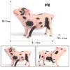 Oenux Poultry Farm Animals Model Simulation Pig Swine Sow Porcupine Boar Action Figures Figurine Lovely Educational Kids Toy
