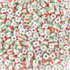 10g Acrylic Watermelon Rice Beads 4mm Stripe Pattern Loose Spacer Seed Bead for DIY Bracelet Necklace Jewelry Making Material