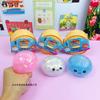 12Pcs/Full Case 8.5Cm Colorful Steamed Bun Squishy Toy In Steamer, Gradient Slow Rising Decompression Blind Box Fidget For Adult
