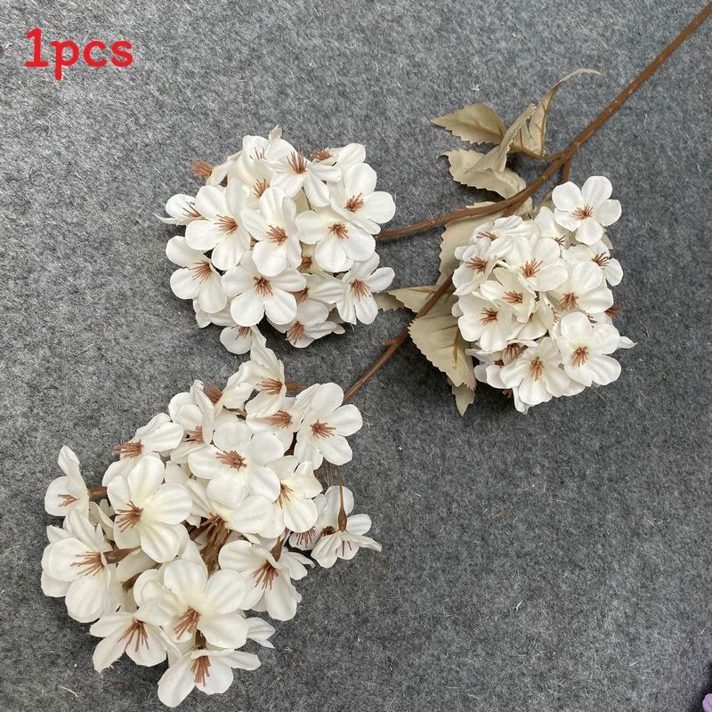 Artificial Pagoda Hydrangea Bouquet Wedding Photo Props Luxury Table Decor Faux Flower Stems 77 Chars