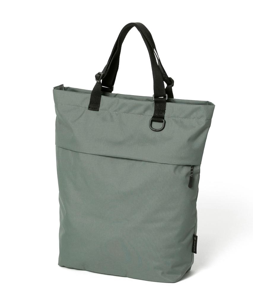 Snow Peak 2025 New Everyday Use 2-Way Tote Bag, Size One, Gray, AC-25SU404, 14L Capacity, Camping/Outdoor Use