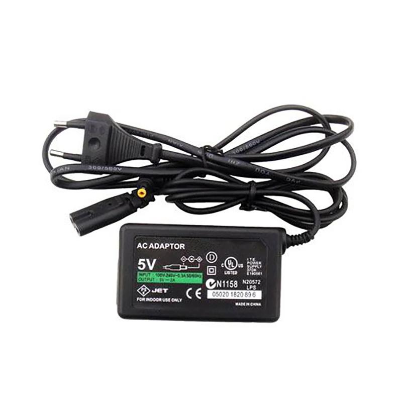 Accesorios para Videojuegos Adaptador de CA de 5 V Cargador de Pared para el Hogar Fuente de Alimentación de Carga para Consola Sony PSP 1000/2000/3000 Cargador con Enchufe UE/EE. UU.