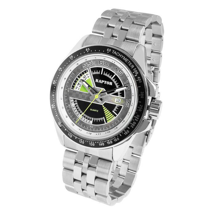 Montre - RAPTOR - Elarian - Acier inoxydable - 43 mm - Étanchéité 5 ATM