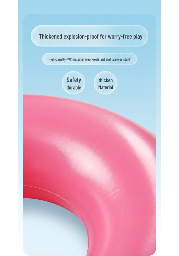 Thickened Adult Flamingo Inflatable Swim Ring & Water Toy