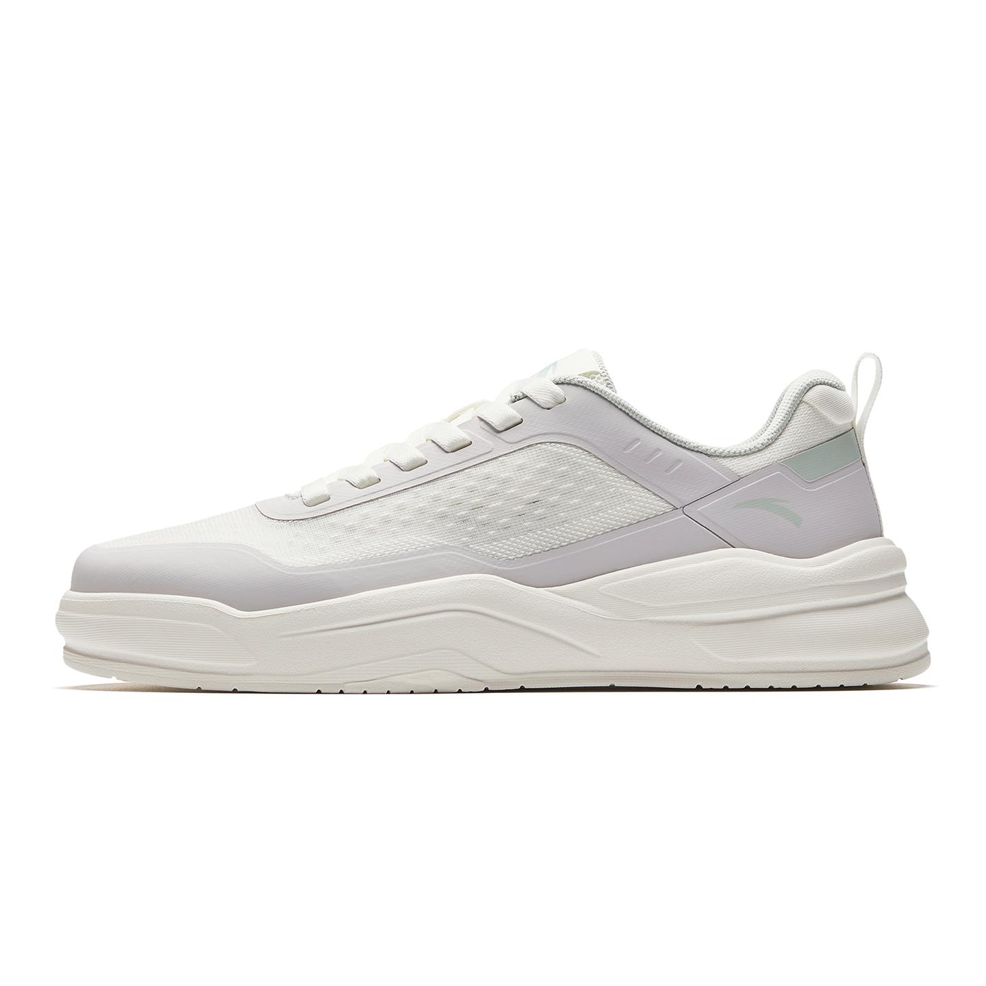 

Anta Comfortable Low-Top Skate Shoes Women sneaker White Silver Gray 922628003-2 35.5