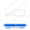 Tempered Film for Baojun Xiangjing Navigation Screen & Seat Adjustment Protection