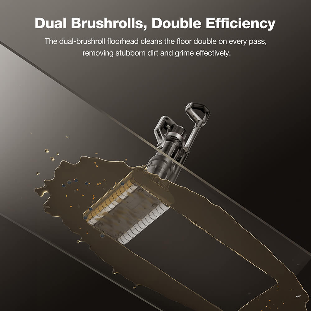 JIMMY PW11 Pro Max 5-in-1 Akku-Staubsauger & Waschsauger, 460W Starke Leistung, Doppelte Reinigung mit Doppelbürstenwalzen, Heißluft-Schnelltrocknung, LED-Bildschirm