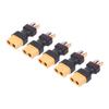5PCS XT60 To T Plug Connector Battery To Charger ESC Male Port Conversion Adapter for RC Car