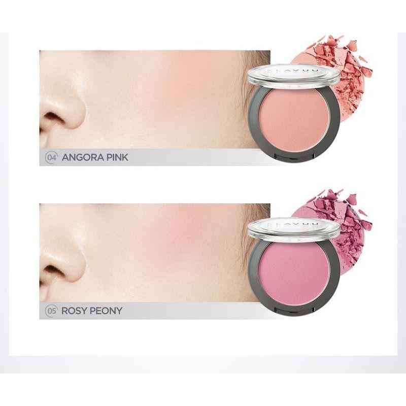 KLAVUU - Urban Pearlsation Natural Powder Blusher - 5 Colors