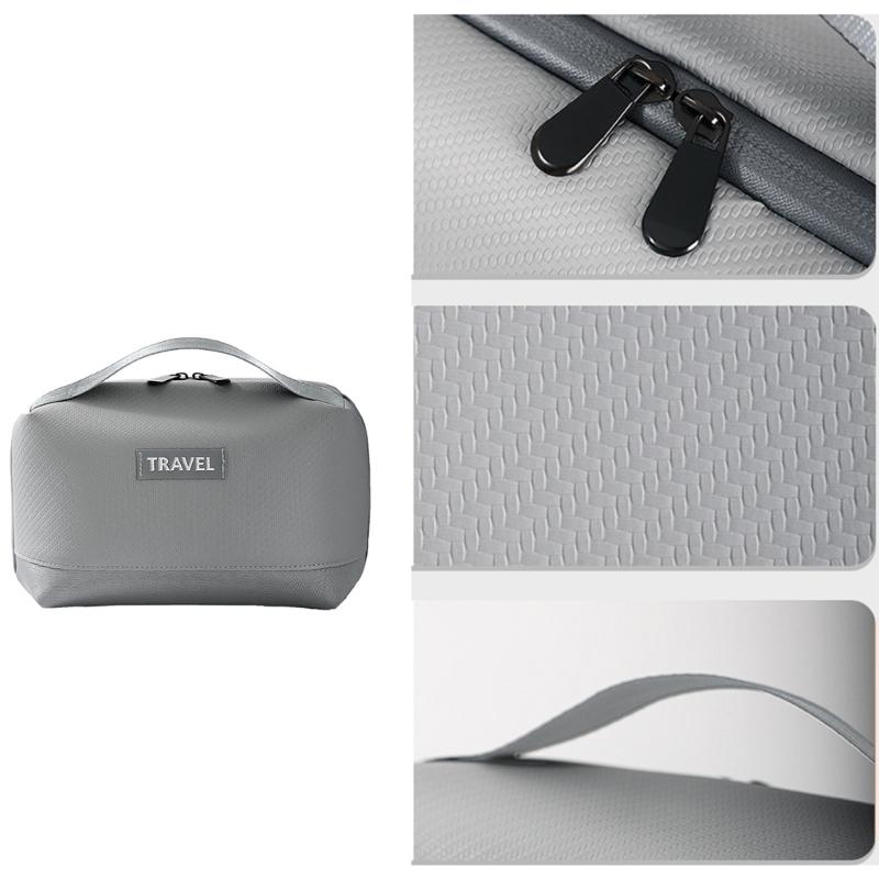 Travel Bag Pouch Electronic Accessories Organizers with Handle Carrying Case Shockproof Storage Bag for Data Cable Phone