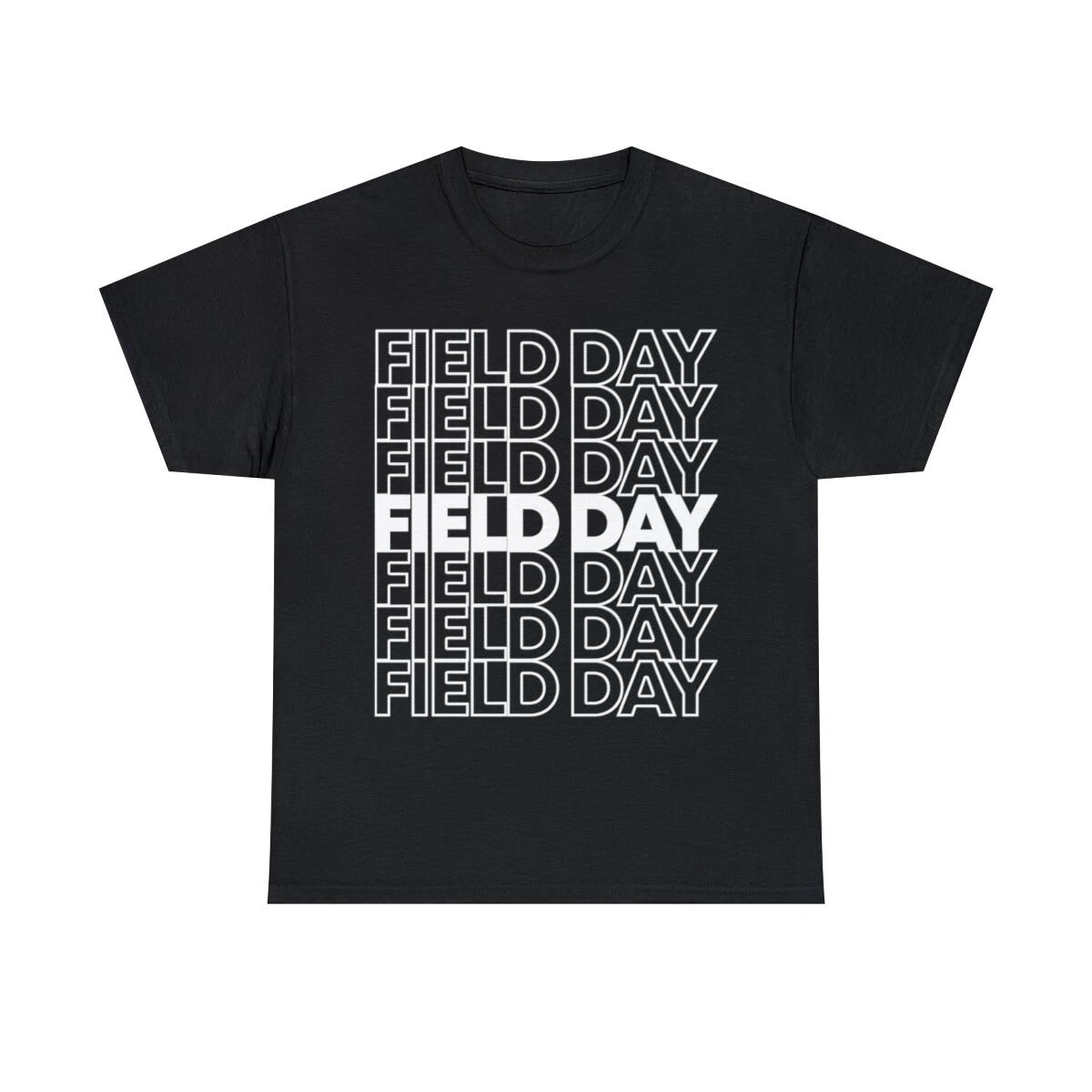 Retro Field Day Graphic Tee Shirt, S-5XL 3XL