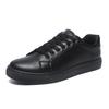 Fashion White Black Men Shoes Comfortable Casual Skateboard Shoes Men Solid Leisure Sneakers Lightweight Walking Shoes
