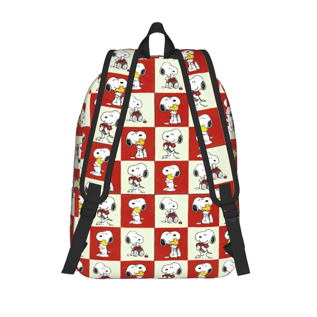 Snoopys Woodstock Teenage Backpack Gift High School Business Cartoon Daypack for Men Women College Canvas Bags