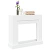 White Fireplace Surround 100x30x87.5 Cm Engineered Wood