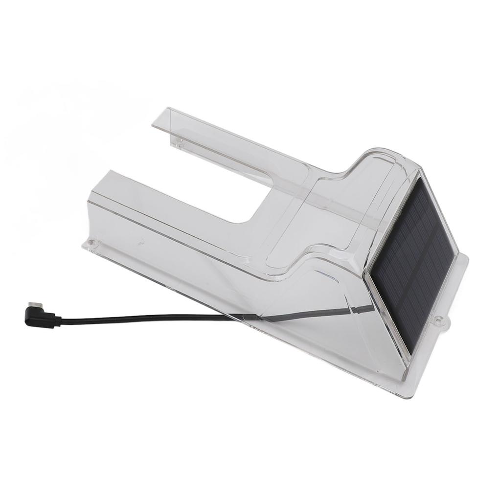 Doorbell Rain Cover Transparent Plastic ABS Weatherproof Solar Powered Door Bell Cover
