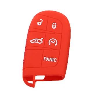 Silicone Rubber Car Key Case Cover For Jeep Grand Cherokee Wrangler Renegade Compass For Chrysler300C For Fiat Wyatt Key