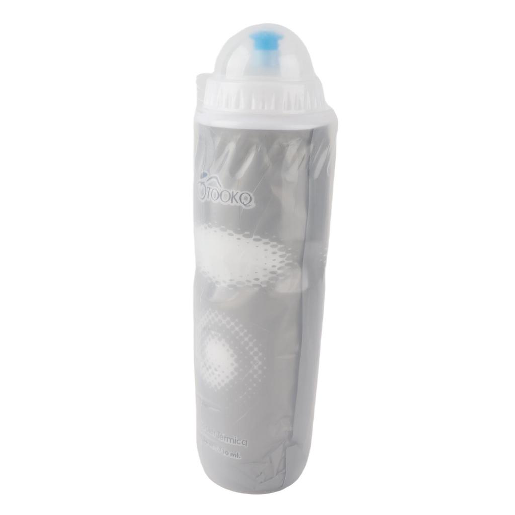 710ML Outdoor Dual Layer Thermal Keeping PE Sport Bottle Hot Cold Water