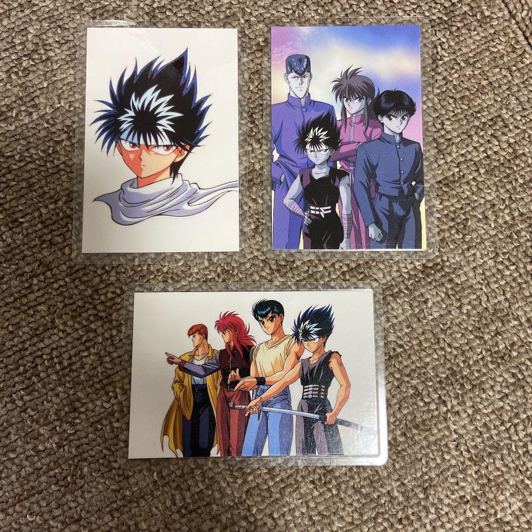 Used Yu Yu Hakusho postcard.