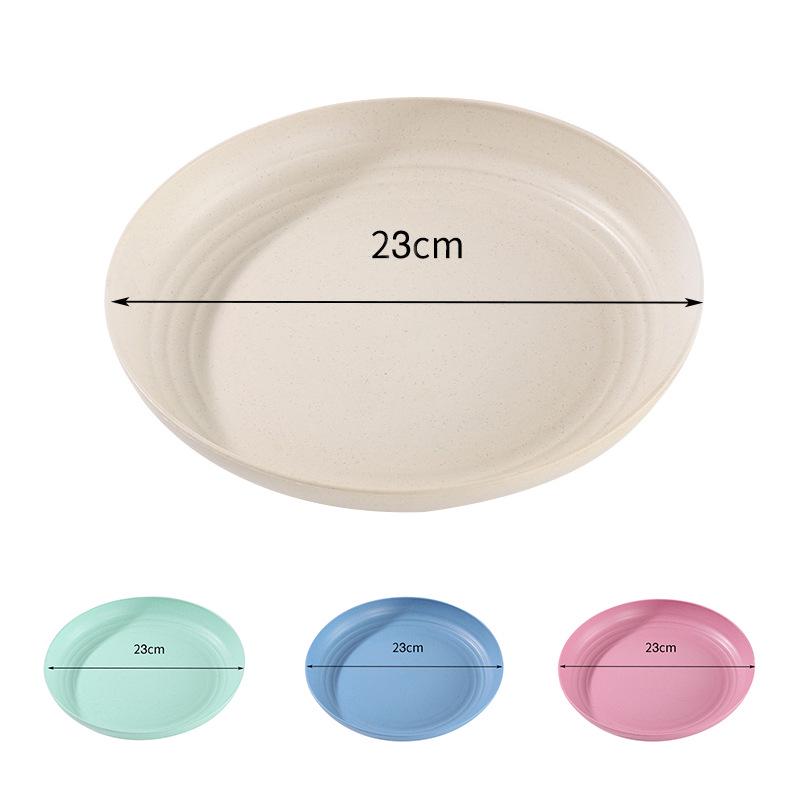 Nordischer Teller aus Weizenstroh: Vielseitig einsetzbar für Obst, Gemüse, Knödel und Salate. Perfekt für den Heim- und Hotelgebrauch. Langlebig und umweltfreundlich.