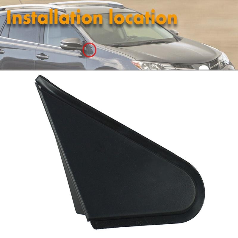 Black Car Side Mirror Corner Triangle Cover Accessories For Toyota RAV4 2013-2018 60117/18-0R040 Auto Parts
