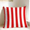 Red And White Striped Pillowcases  Vintage Pillow Case For Wedding Party Home Decor Comfy Pillow Cover
