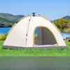 Oxford Fabric Pop-Up Tent Outdoor Camping Beach Tent with Waterproof Thickened Fabric Automatic Quick Open for Park Camping