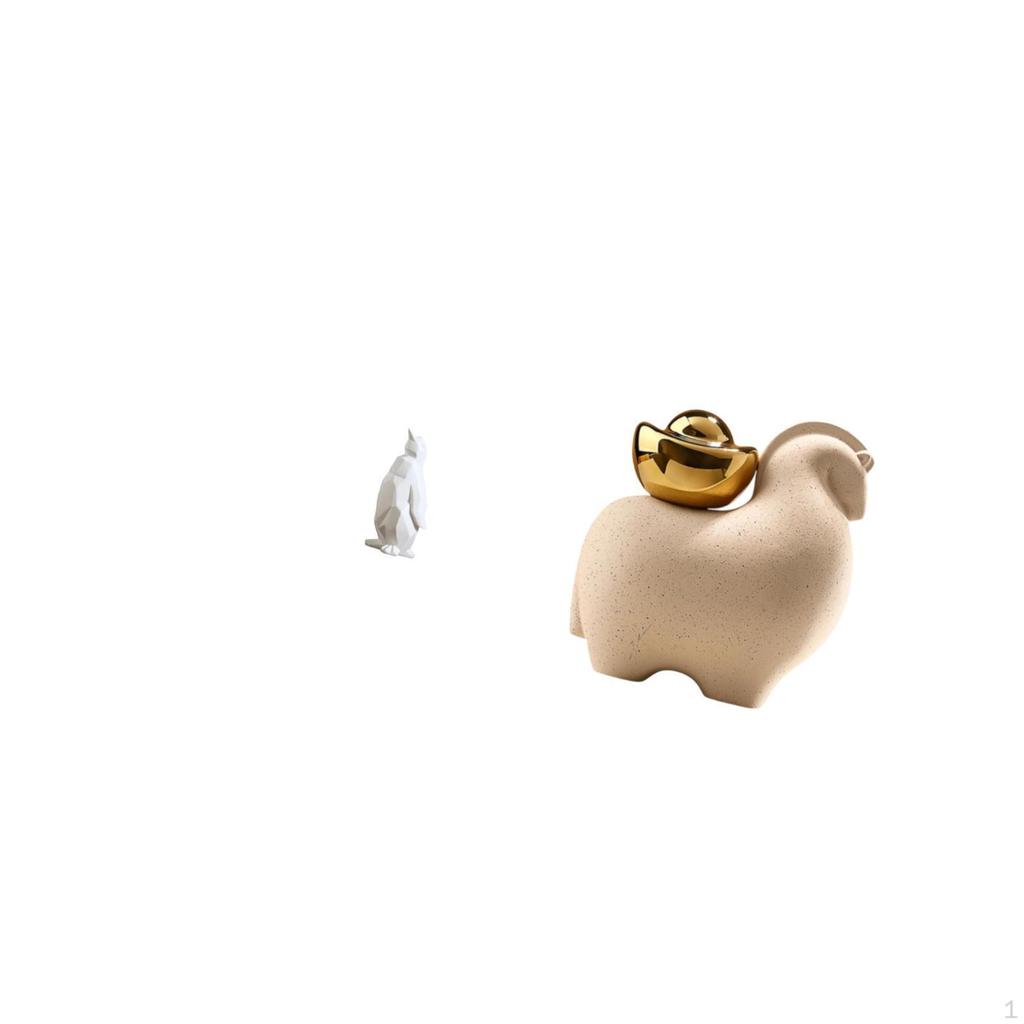 Penguin Miniature Sculpture Figurine Collectable Craft Decorative Ornament Resin Animal Statue