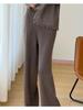 Elegant Lurex-Tassel V-Neck Pure Wool Cardigan: Women's Loose Slimming Knitwear Top