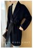 2025 Autumn/Winter Women's Thickened Mid-Length Korean Style Cashmere Wool Coat