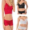 Women Sexy Lingerie Corset Lace Push Up Vest Top Bra And Pant Set Underwear Charm For Elegant Nights