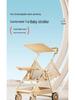 Lightweight & Portable Baby Stroller: Reclining, Four-Wheel for Ages 0-5