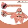 Angry Starfish Pendant Dancing Bag Decoration USB Rechargeable Dancing Spooky Toy Keychain Car Key Pendant Bag Pendant