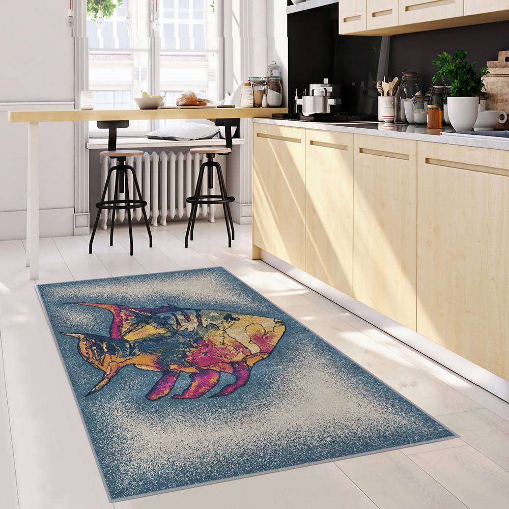 

Mosimoso Home RK056 Ковер с принтом на кухонной подошве в горошек 80x150 cm