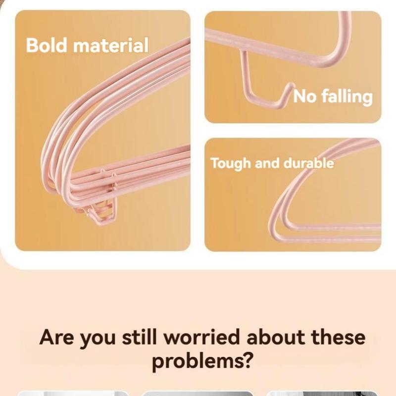 8 Stück Kleiderbügel Kleiderbügel mit rutschfestem Design, spurlos Kleiderständer, robuste, strapazierfähige Kleiderbügel