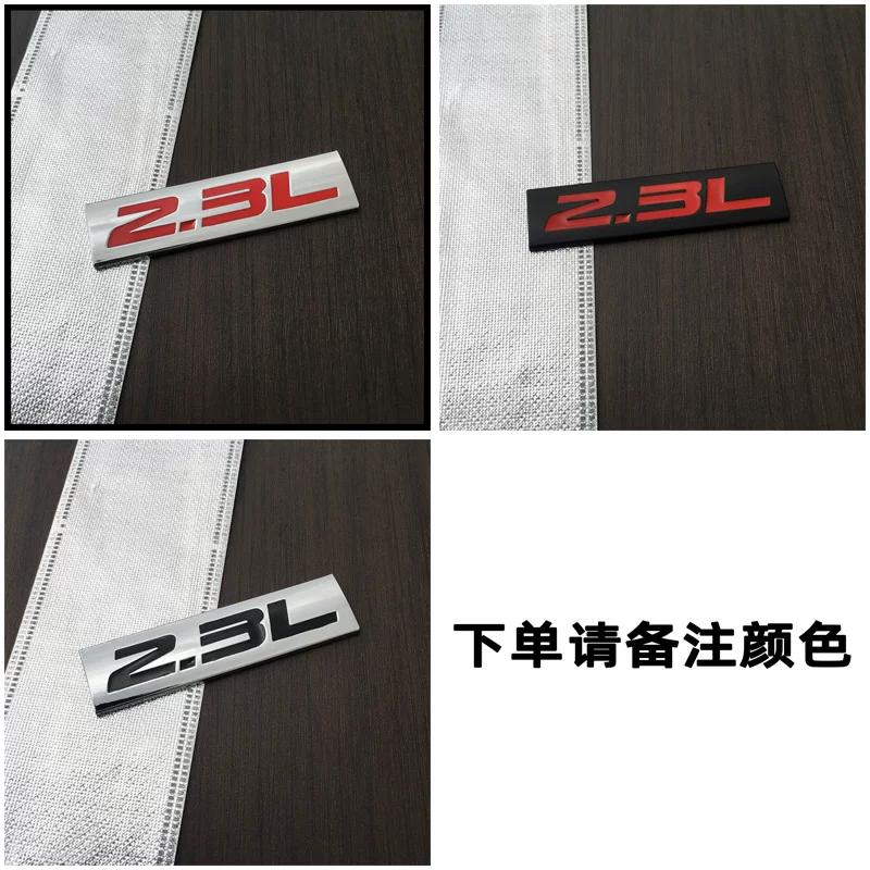 Car three-dimensional displacement car logo 1.8L2.0L2.4L3.6L5.7L6.4L4.0L displacement tail label metal car logo