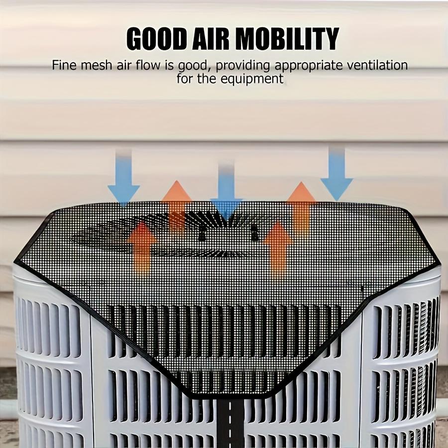 1 Outdoor Air Conditioner Cover - Waterproof, Windproof, Mesh Ventilation - Dust and Debris Protection Accessory