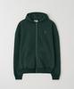 Boovoom [Big Size] Runner'S Oversized Fleece-Lined Sweat Zip-Up Hoodie Green