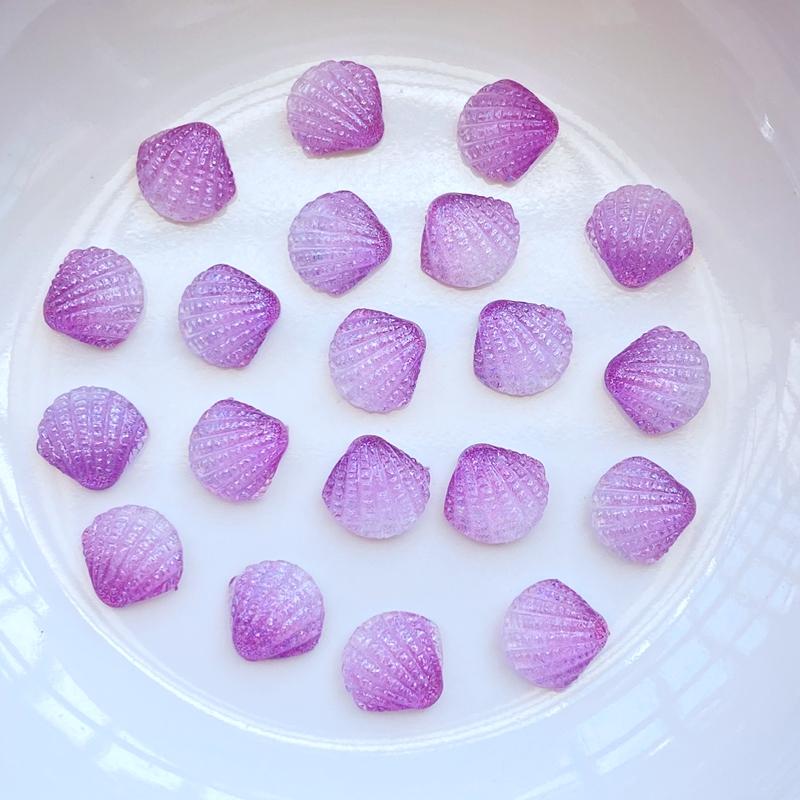 

40Pcs New Kawaii Cute Mixed Mini Shell Flat back Resin Cabochons Scrapbooking DIY Jewelry Craft Decoration Accessorie